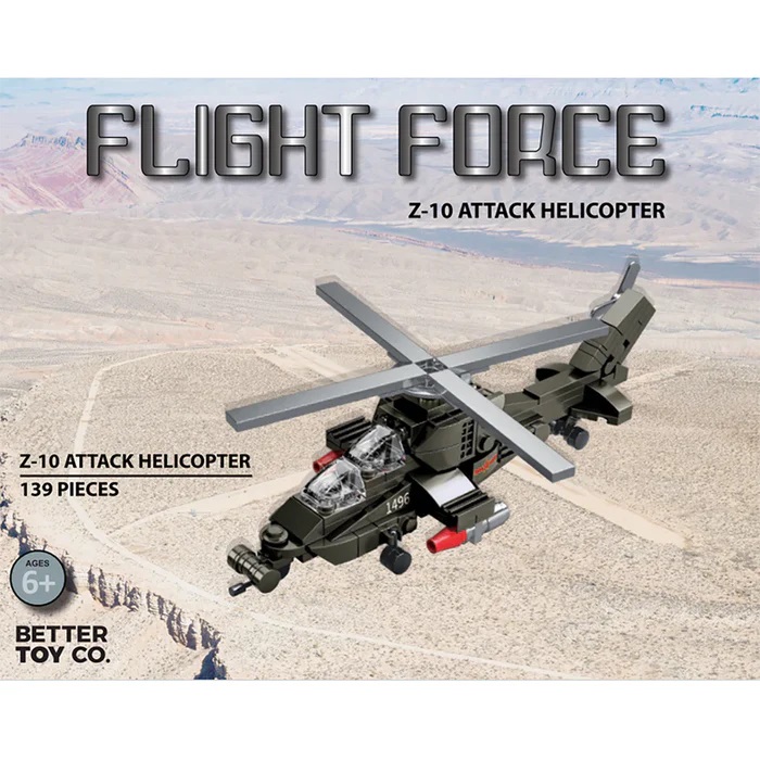 Buy Z-10 Attack Helicopter Building Brick Kit (139 pcs) for USD 19.95 |  Swisslink